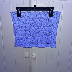 Flowered Hollister Tube Top